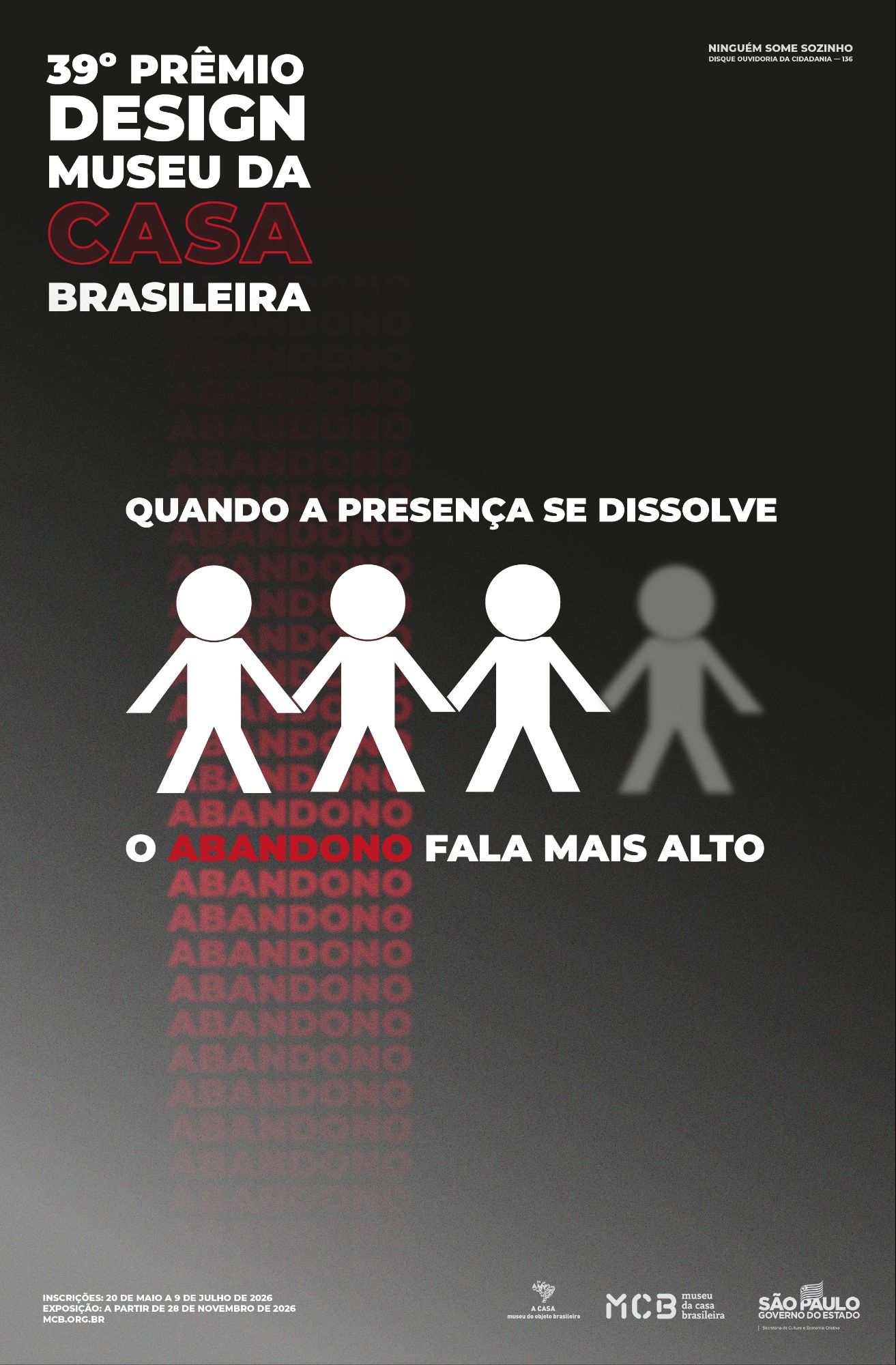 Cartaz 39º Prêmio Design MCB por Kauan Faria